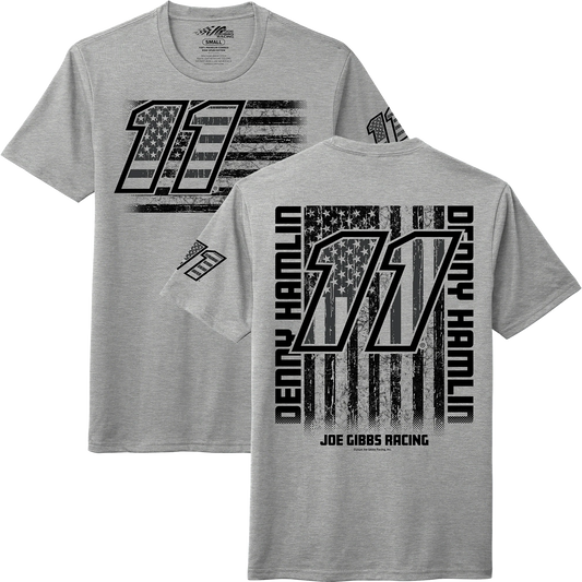 GREY 11 PATRIOTIC TEE