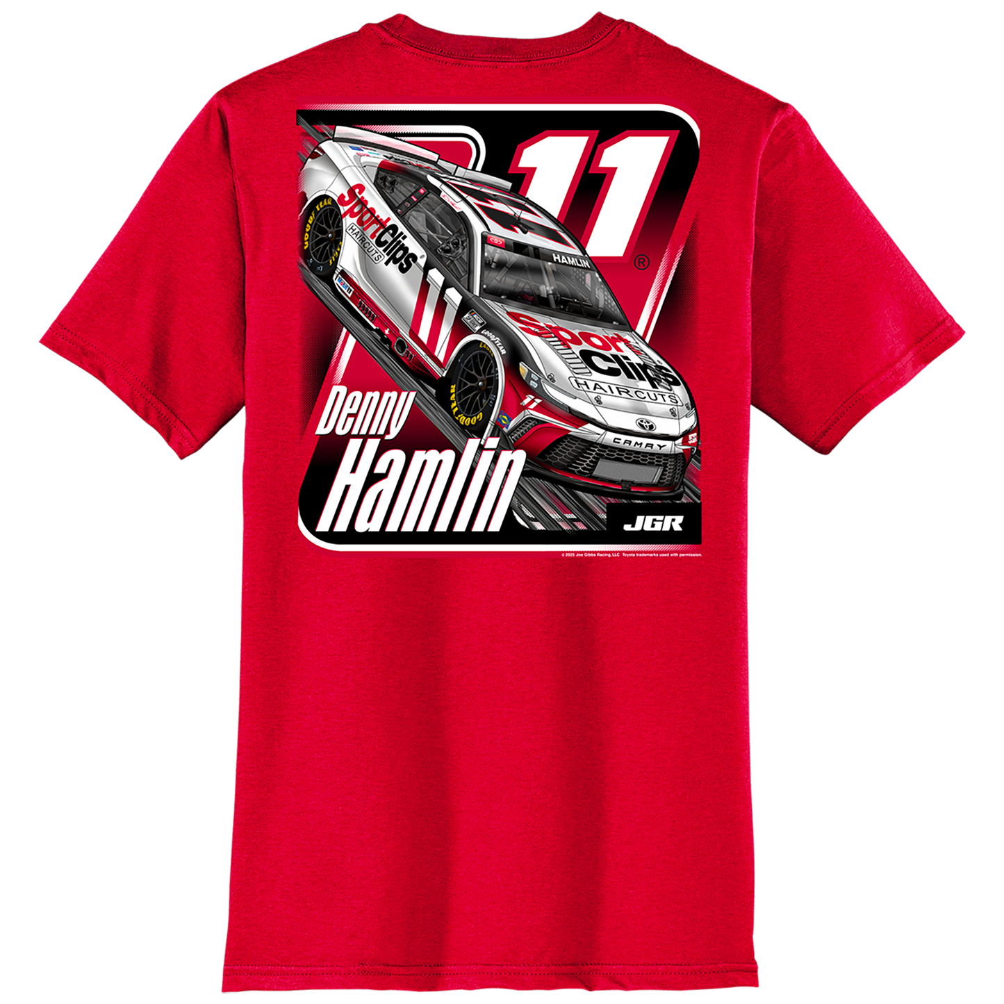 RED SPORT CLIPS TEE