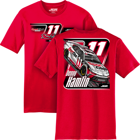 RED SPORT CLIPS TEE