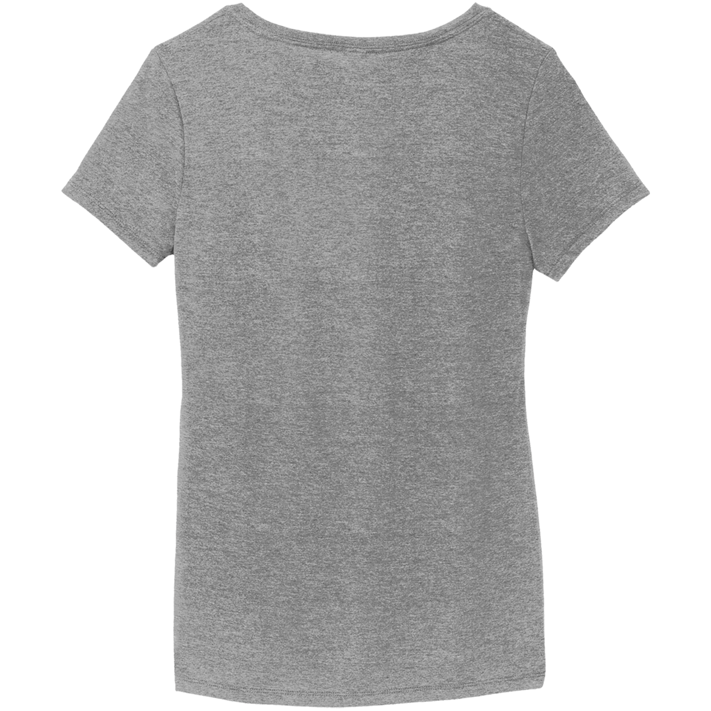 LADIES GREY FROST V-NECK TEE