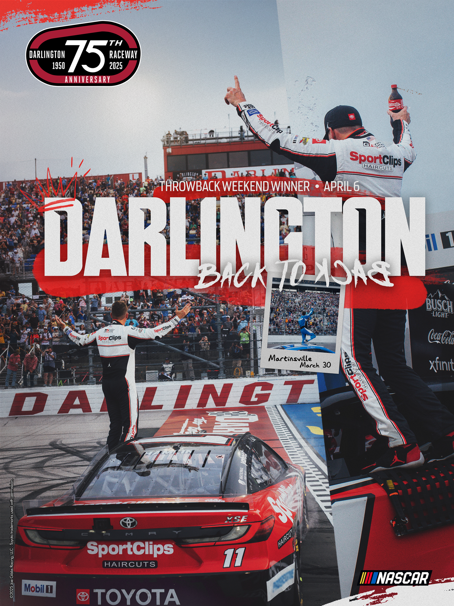 **PRE-ORDER** AUTOGRAPHED DARLINGTON WIN POSTER