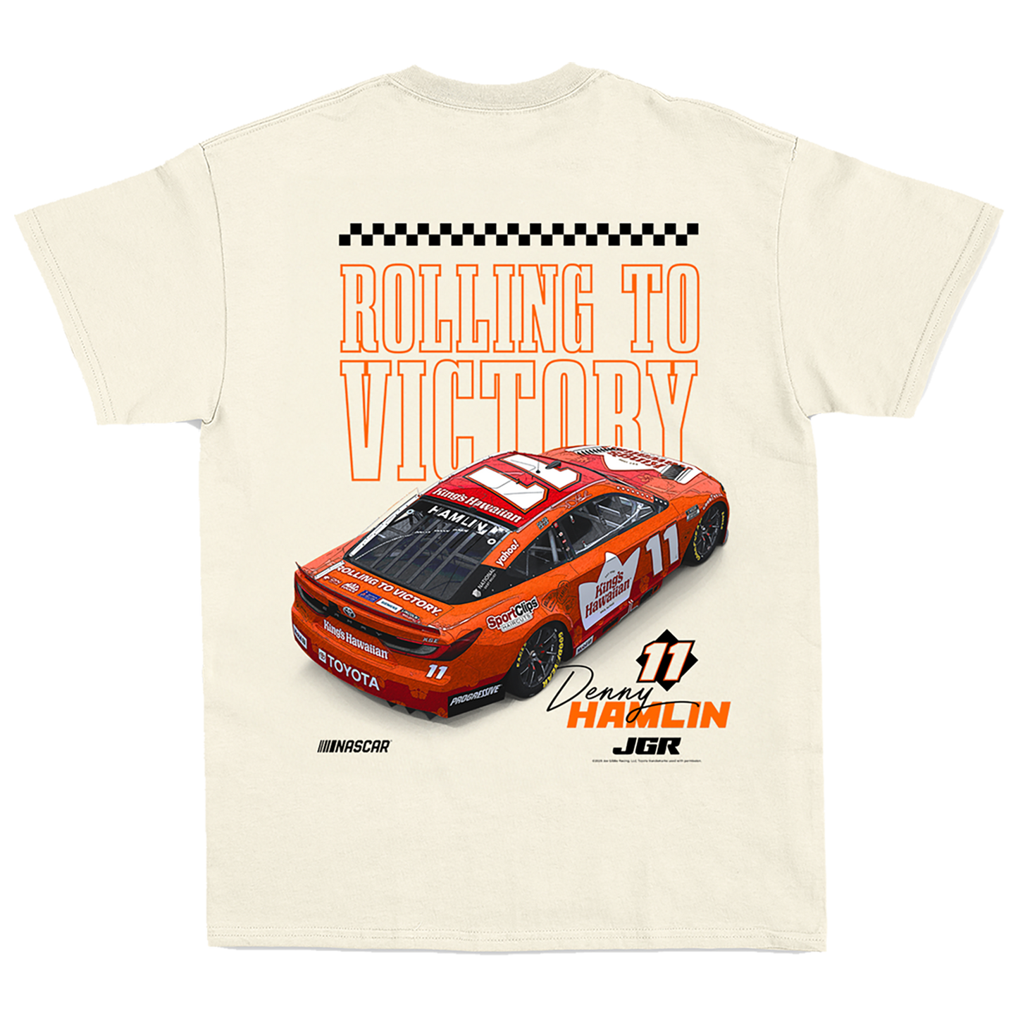 TAN KINGS HAWAIIAN TEE
