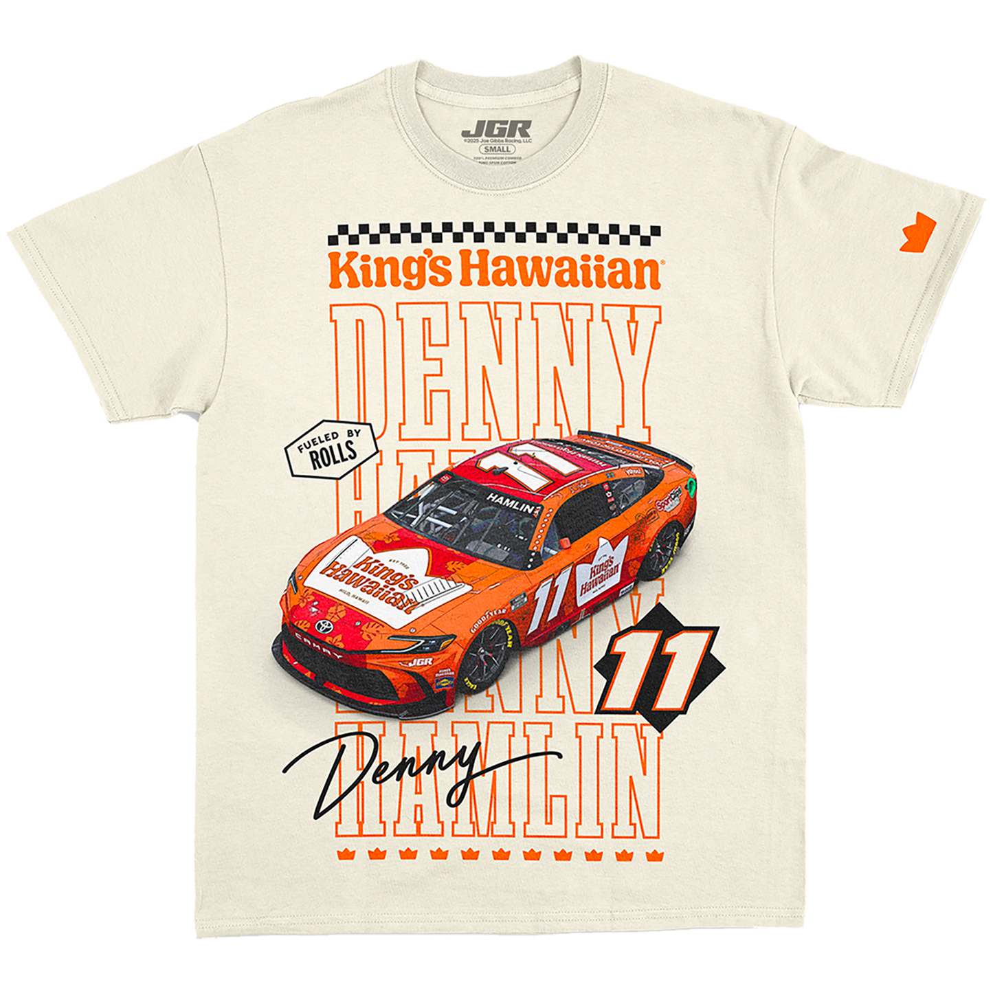 TAN KINGS HAWAIIAN TEE