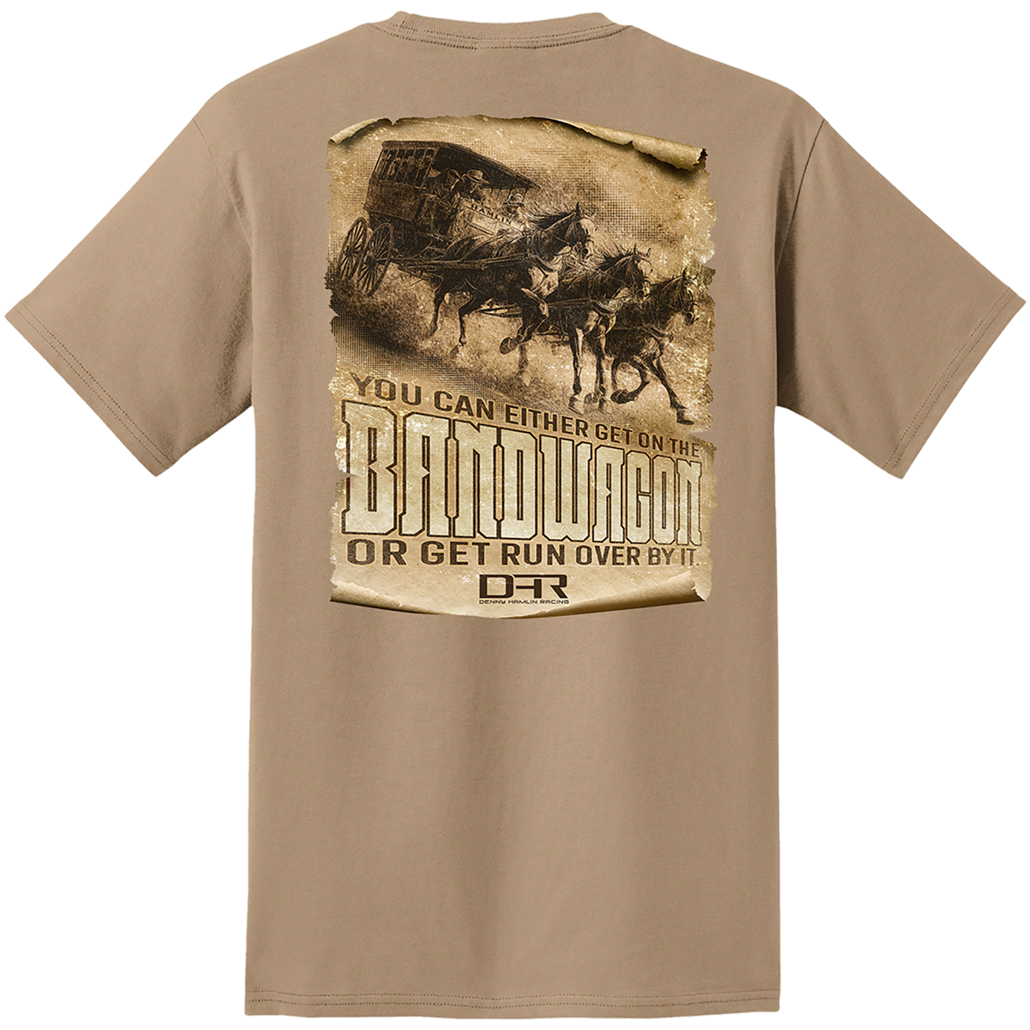 *PRE-ORDER* POCKET TEE WWTR "GET ON THE BANDWAGON OR GET RUN OVER BY IT" OPTION #3