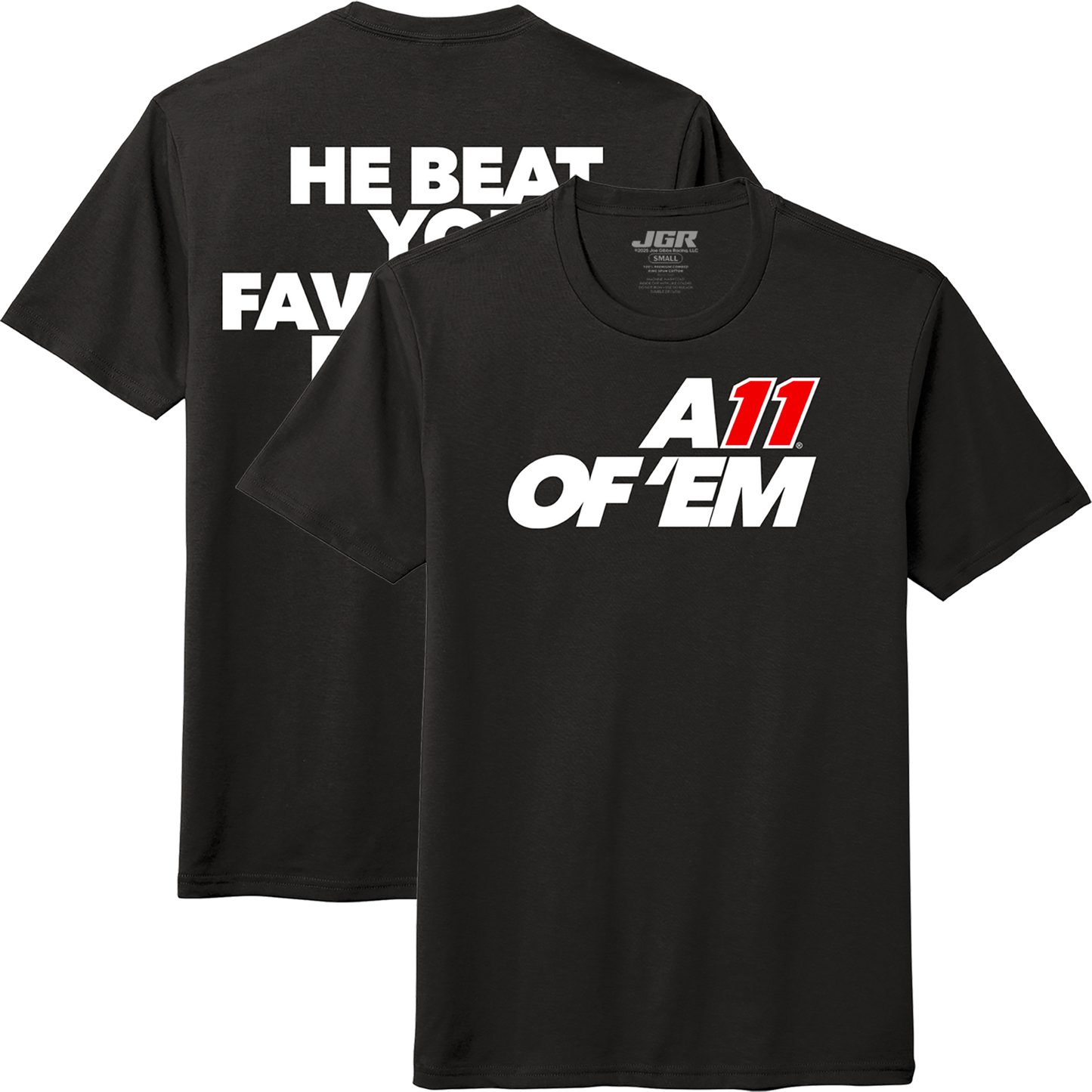 **PRE-ORDER** MICHIGAN WIN OPTION #2 TEE HE BEAT YOUR FAVORITE DRIVER