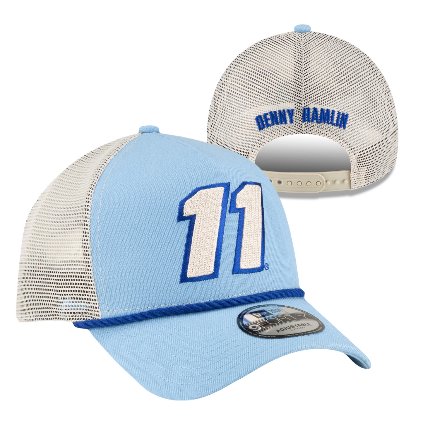BLUE 11 9FORTY TRUCKER HAT WITH ROPE