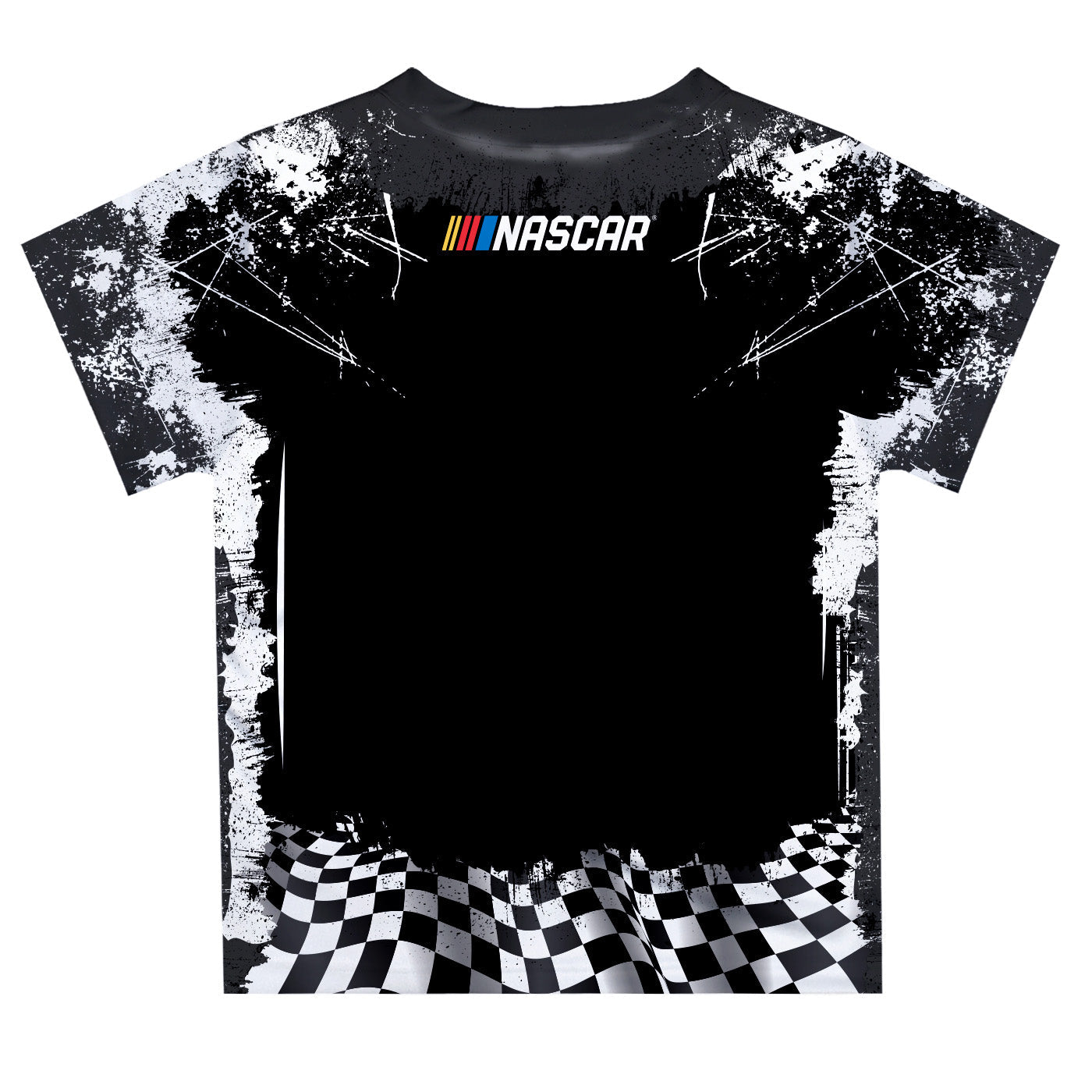 Denny Hamlin Vive La Fete NASCAR Abstract Kids T-Shirt - Black