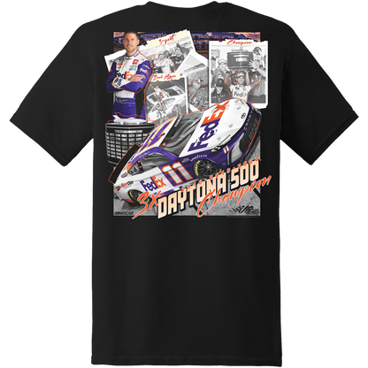 FEDEX DAYTONA 500 CHAMPION BLACK TEE