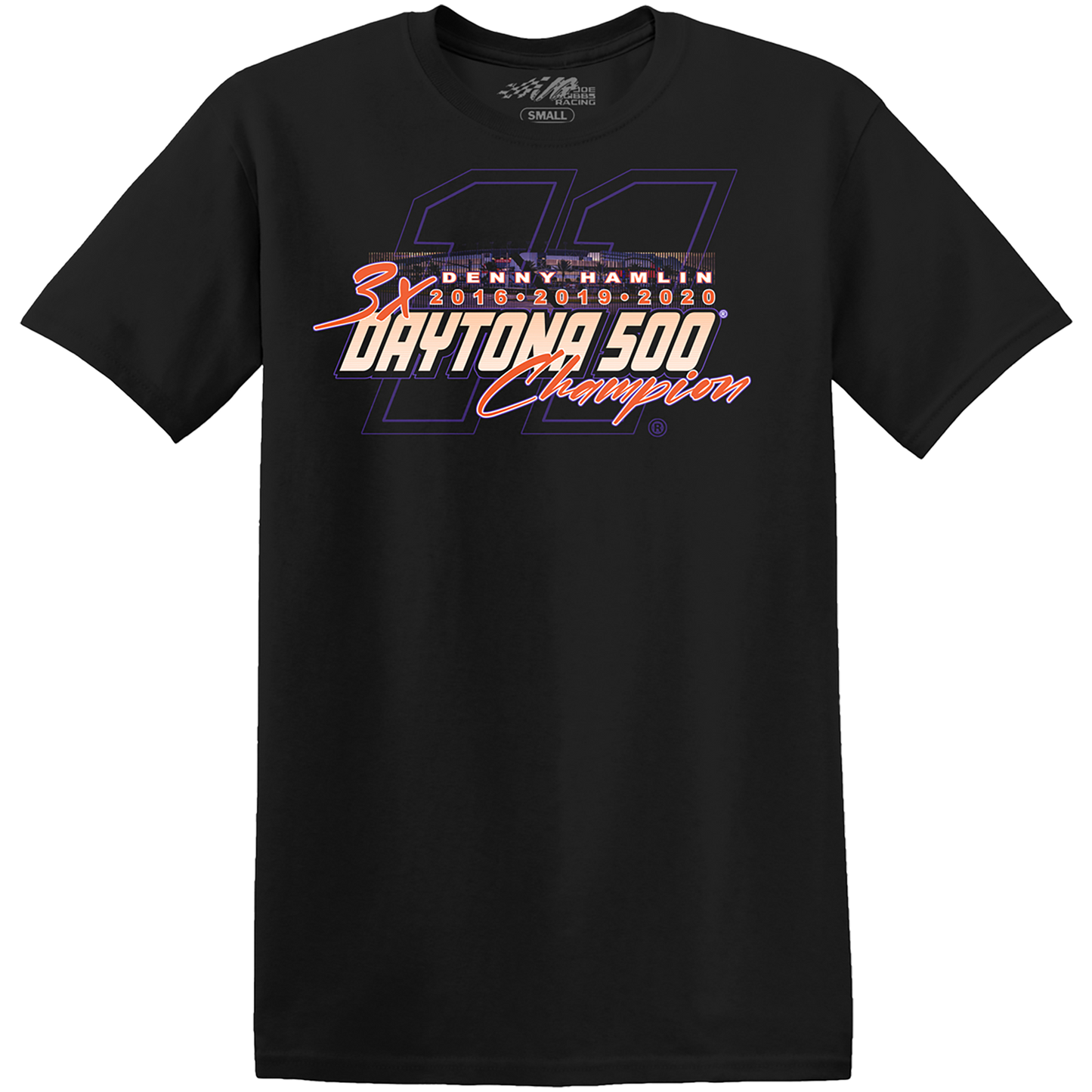 FEDEX DAYTONA 500 CHAMPION BLACK TEE