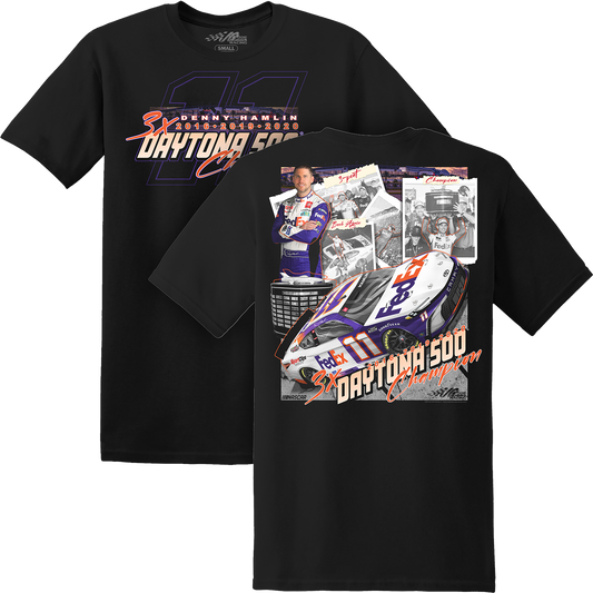FEDEX DAYTONA 500 CHAMPION BLACK TEE
