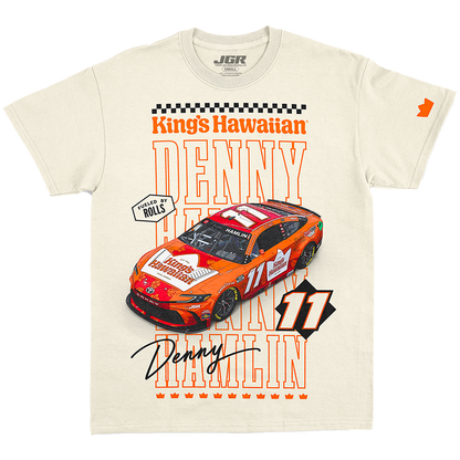 TAN KINGS HAWAIIAN TEE
