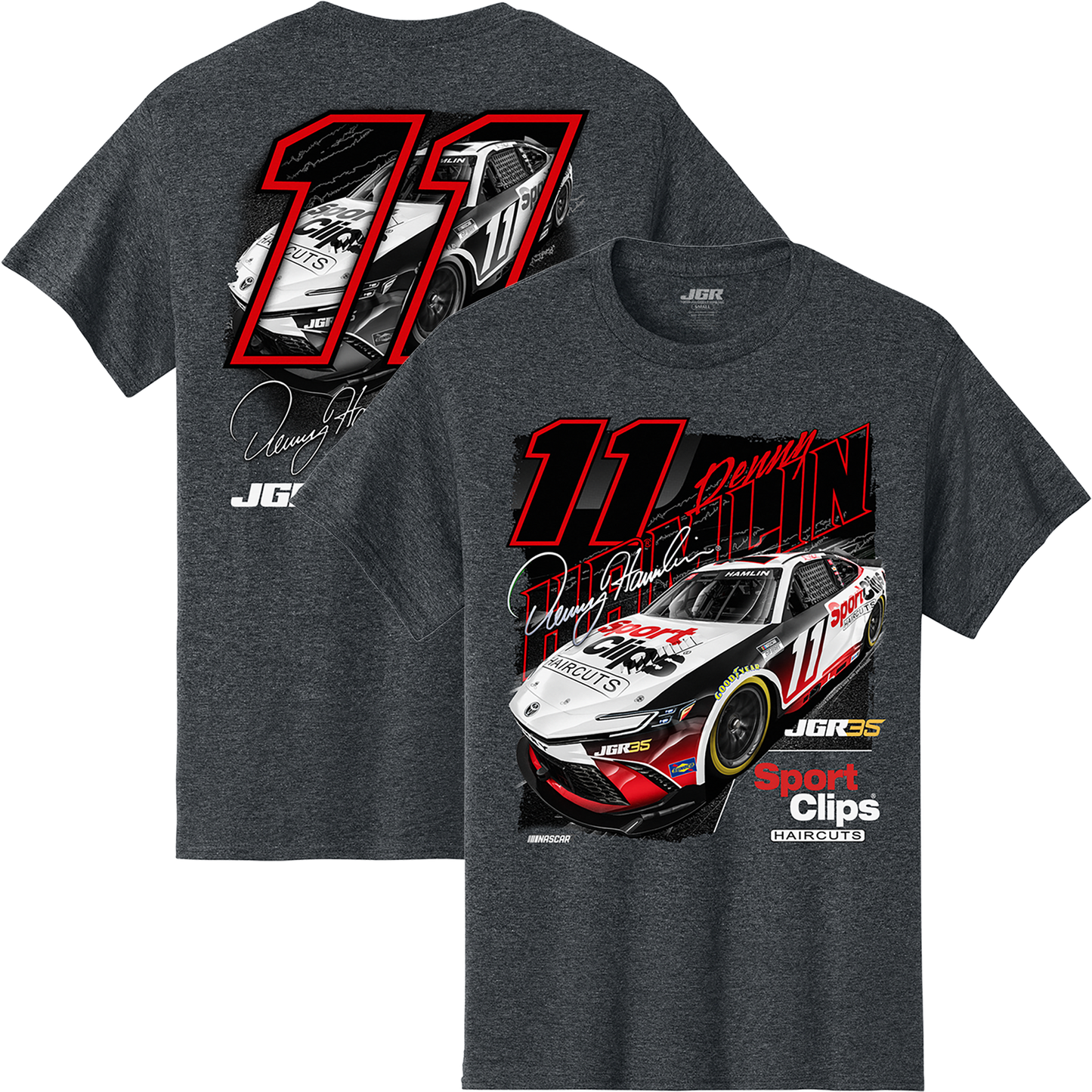 *PRE-ORDER*SPORT CLIPS DARK HEATHER TEE