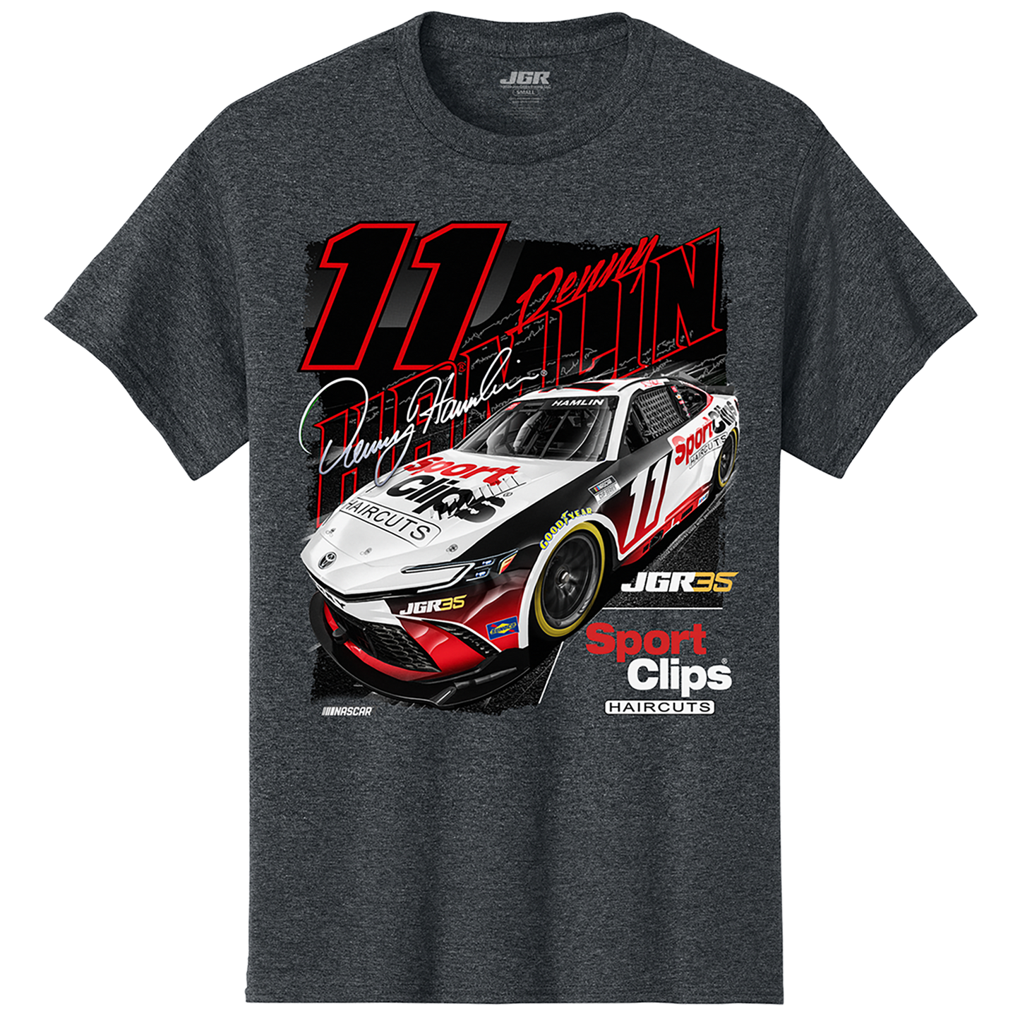 *PRE-ORDER*SPORT CLIPS DARK HEATHER TEE