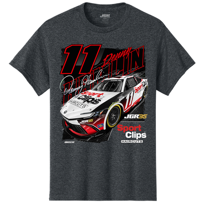 *PRE-ORDER*SPORT CLIPS DARK HEATHER TEE