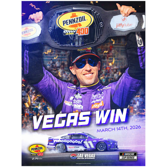 **PRE-ORDER** AUTOGRAPHED VEGAS WIN POSTER