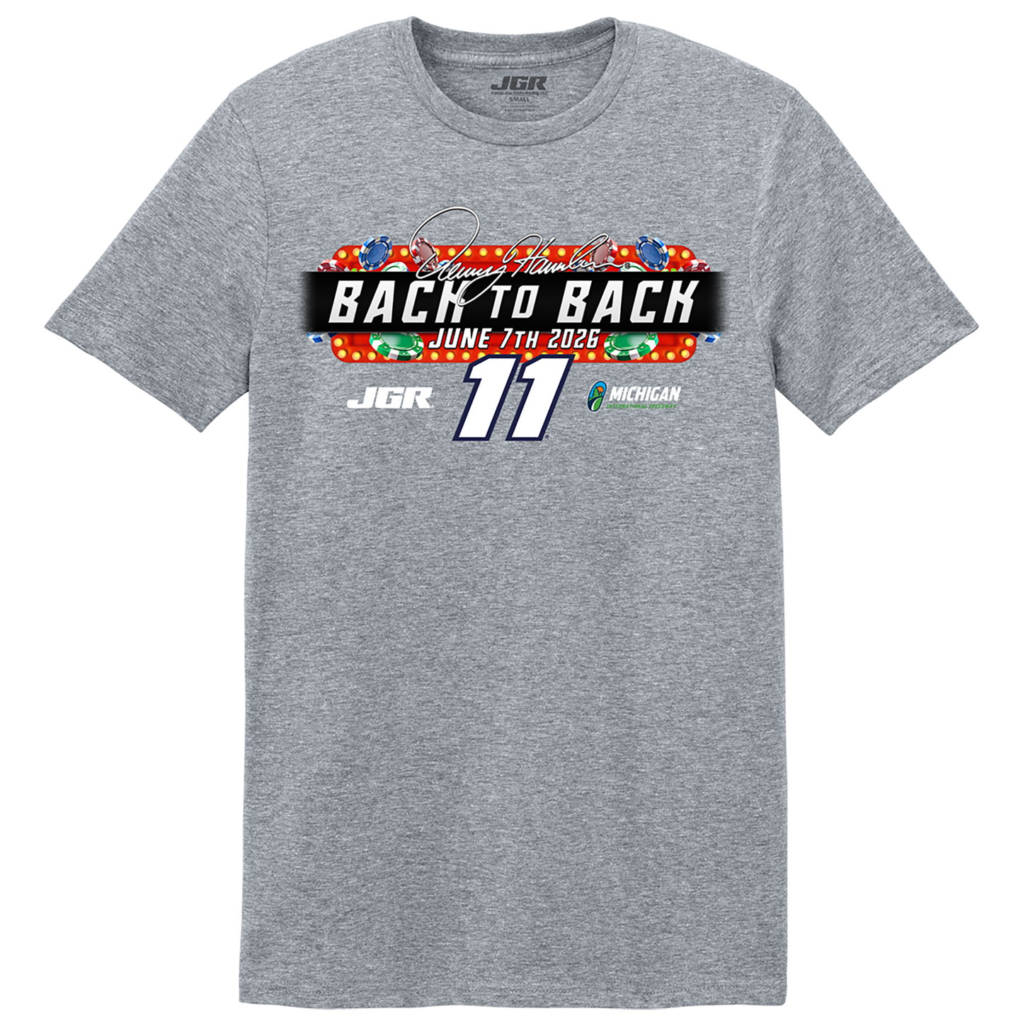 MICHIGAN WIN TEE - OPTION 1 FRONT & BACK DESIGN