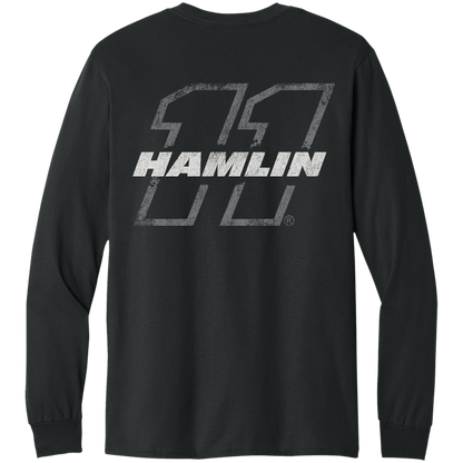 **PRE-ORDER** BLACK LONG SLEEVE DHR TEE