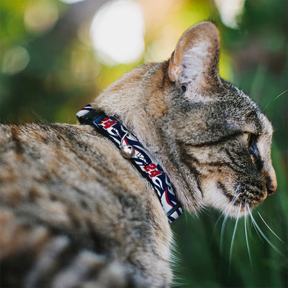 Breakaway Cat Collar with Bell - William Byron #24 Car Scheme White/Red/Blue