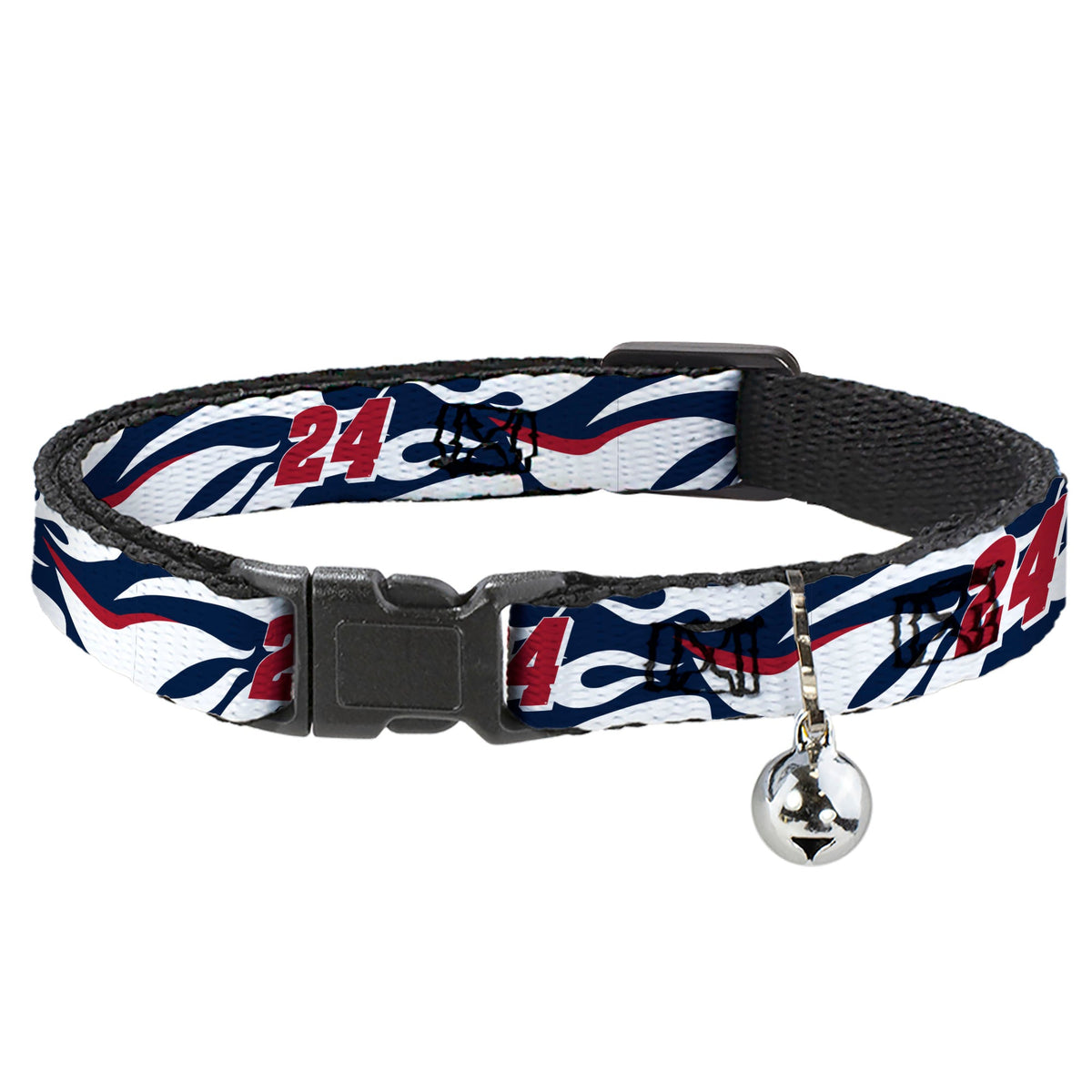 Breakaway Cat Collar with Bell - William Byron #24 Car Scheme White/Red/Blue