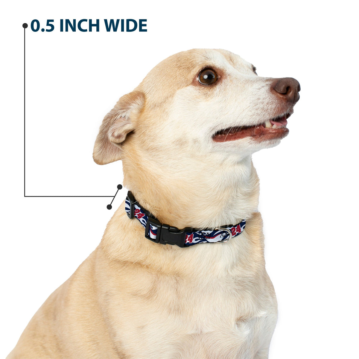 Plastic Clip Collar - William Byron #24 Car Scheme White/Red/Blue