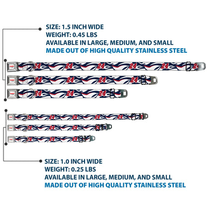 HENDRICK MOTORSPORTS Checker Logo Full Color Red/White Seatbelt Buckle Collar - William Byron #24 Car Scheme White/Red/Blue