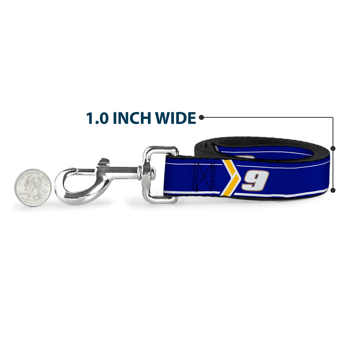Dog Leash - Chase Elliott #9 Car Scheme Blue/Yellow/White