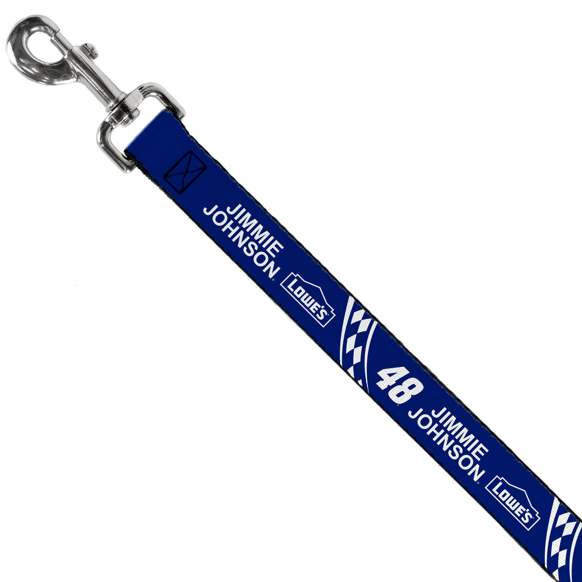 Dog Leash - JIMMIE JOHNSON #48 LOWE'S Logo Checker Blue/White