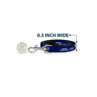 Dog Leash - JIMMIE JOHNSON #48 LOWE'S Logo Checker Blue/White