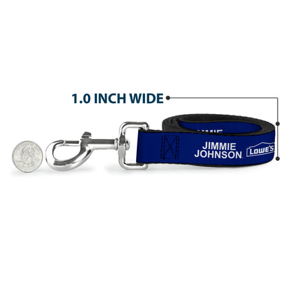 Dog Leash - JIMMIE JOHNSON #48 LOWE'S Logo Checker Blue/White