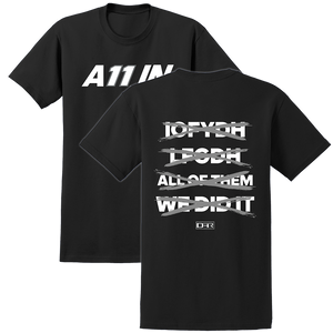 BLACK A11 IN TEE