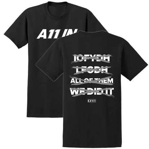 BLACK A11 IN TEE