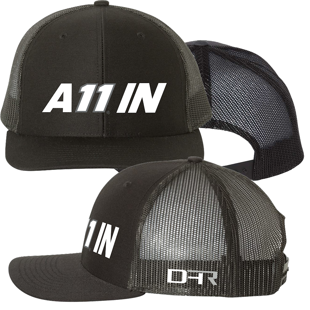 BLACK A11 IN HAT