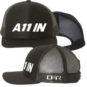 BLACK A11 IN HAT