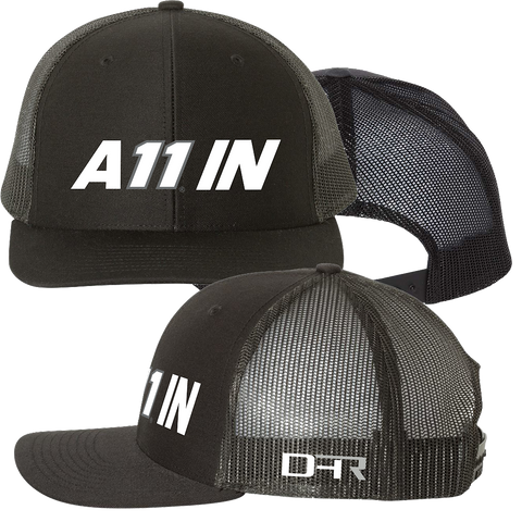 **PRE-ORDER** BLACK A11 IN HAT