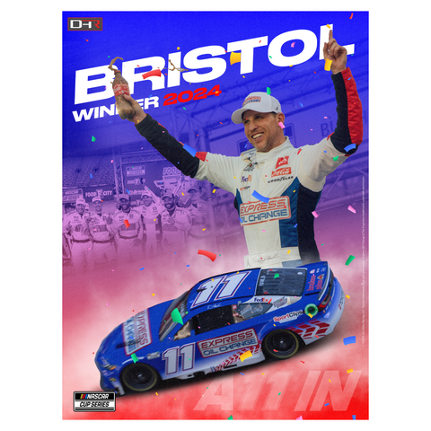 AUTOGRAPHED BRISTOL WIN POSTER