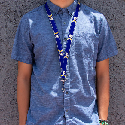 Lanyard - 1.0" - Chase Elliott #9 Car Scheme Blue/Yellow/White