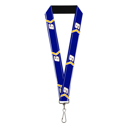 Lanyard - 1.0" - Chase Elliott #9 Car Scheme Blue/Yellow/White