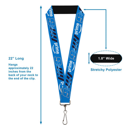 Lanyard - 1.0" - Chase Elliott #9 Autograph PRIME Logo Blue/Black/White