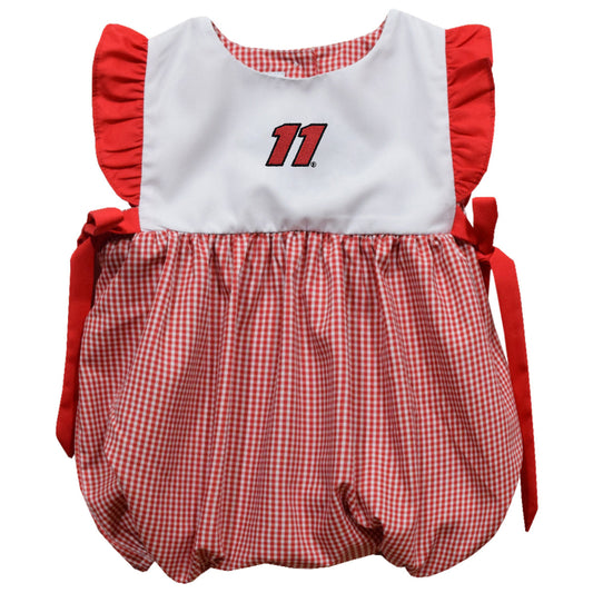 Denny Hamlin Vive La Fete Gingham Bubble Dress - Red