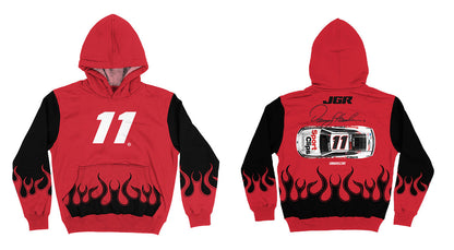 Denny Hamlin Vive La Fete NASCAR Pullover Hoodie - Red