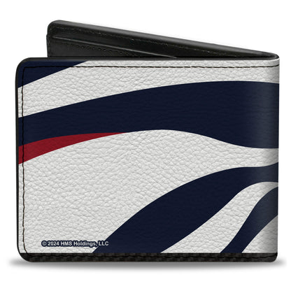 Bi-Fold Wallet - William Byron #24 Racing Logo Flames White/Blue/Red