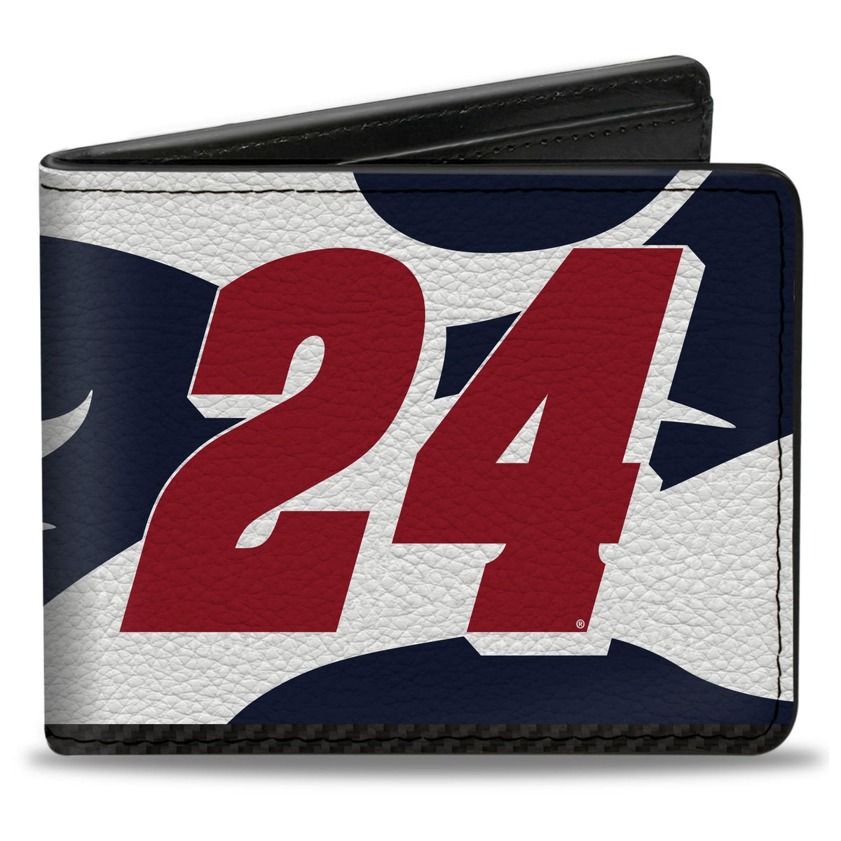 Bi-Fold Wallet - William Byron #24 Racing Logo Flames White/Blue/Red