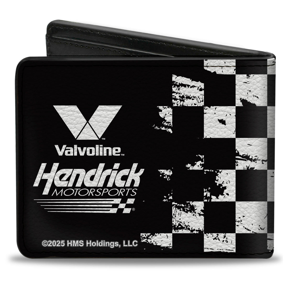 Bi-Fold Wallet - KYLE LARSON #5 VALVOLINE Hendrick Motorsports Logo Black/White/Red