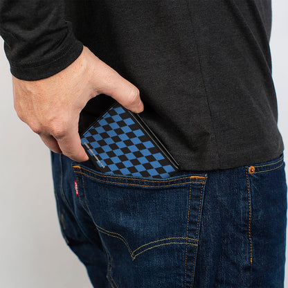 Bi-Fold Wallet - CHASE ELLIOTT #9 PRIME Logo Checker Black/White/Blue
