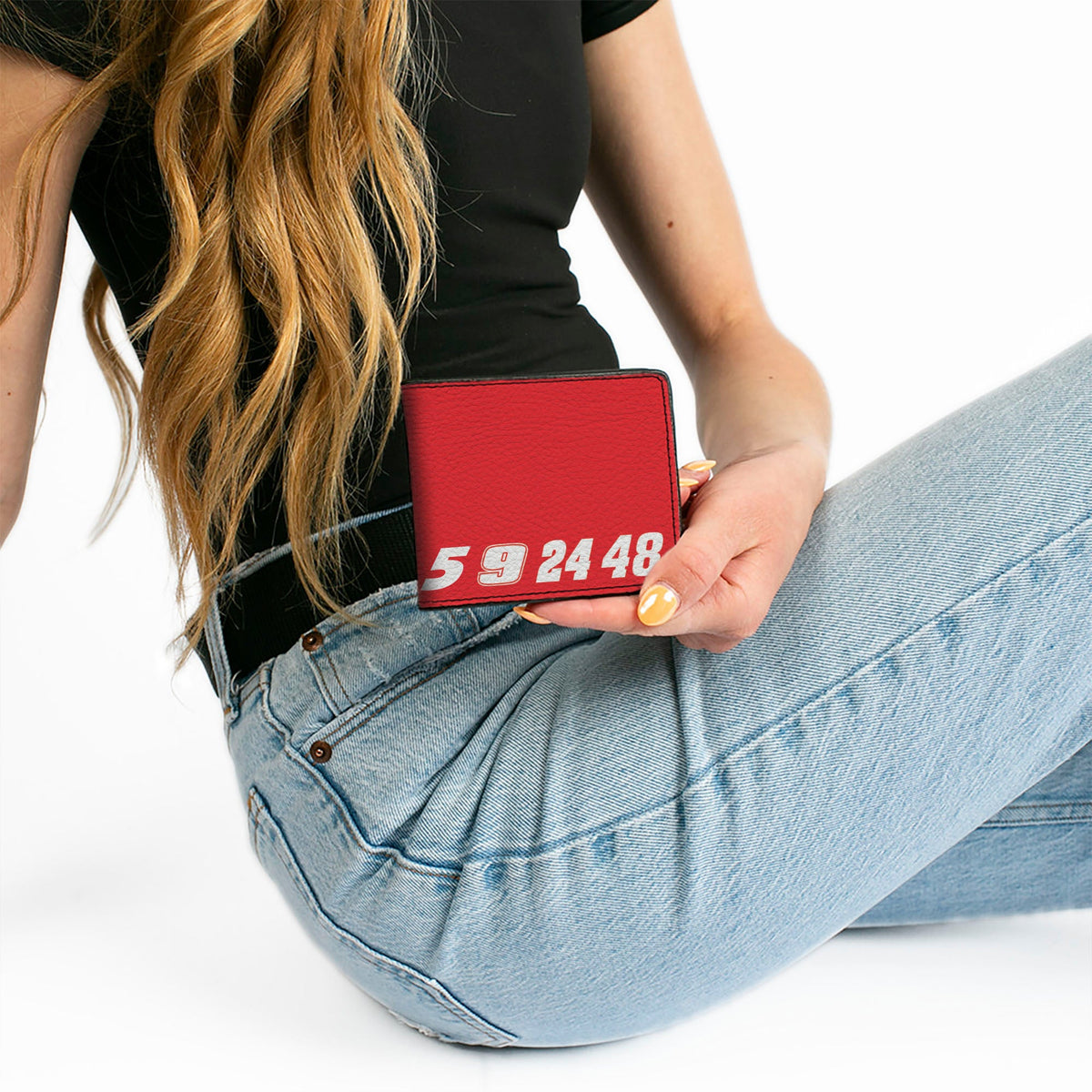 Bi-Fold Wallet - HENDRICK MOTORSPORTS Driver Numbers 5 9 24 48 Red/White