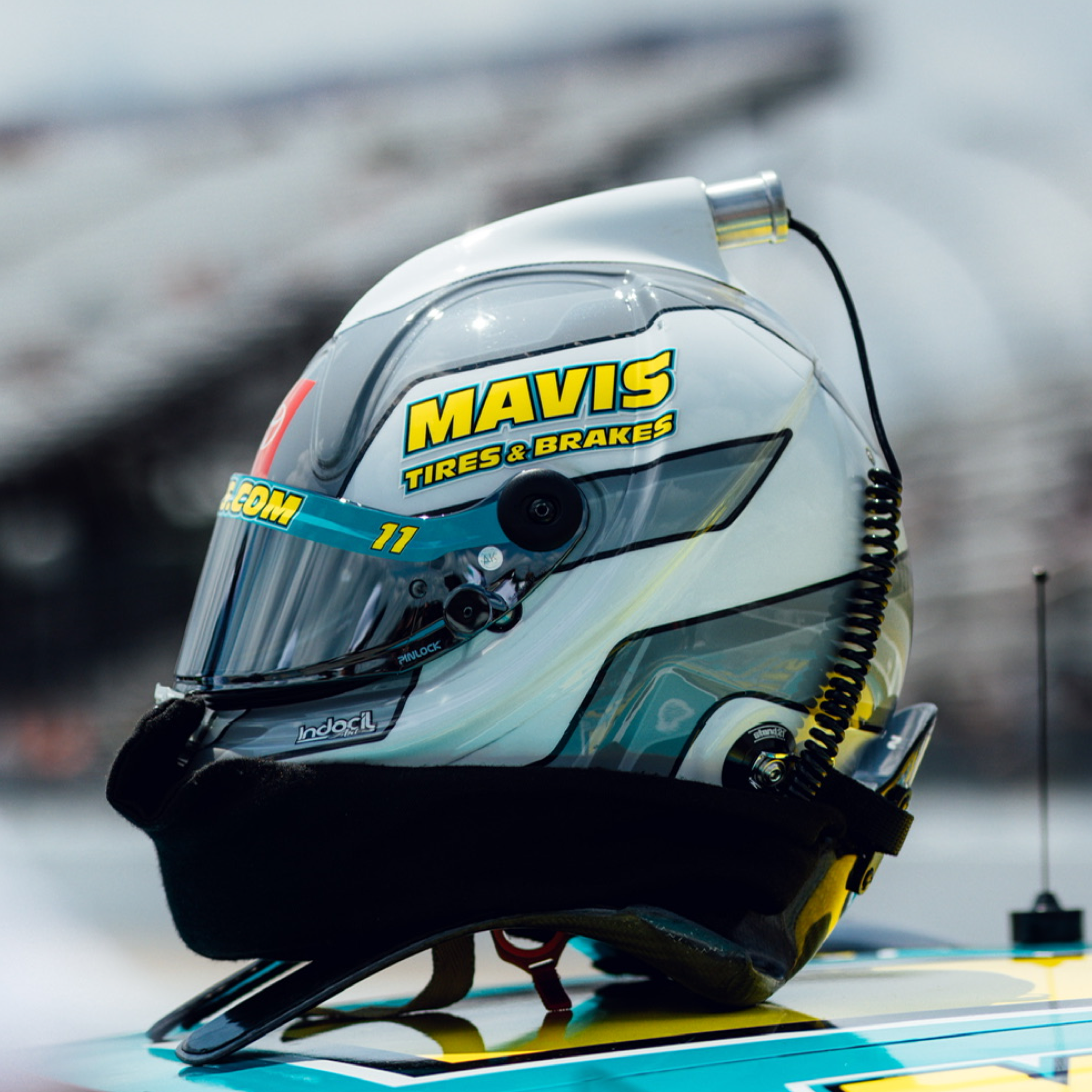 50 WINS MAVIS TIRES FULL SIZE COLLECTIBLE REPLICA HELMET