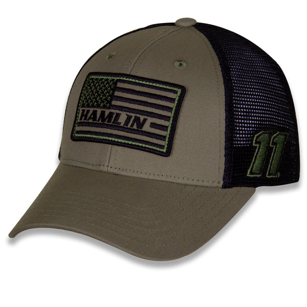 DENNY HAMLIN TONAL FLAG HAT